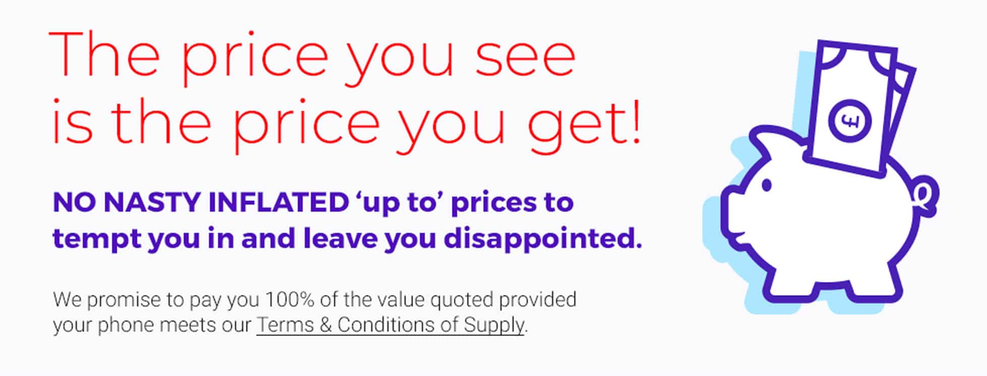The price you see is the price you get!