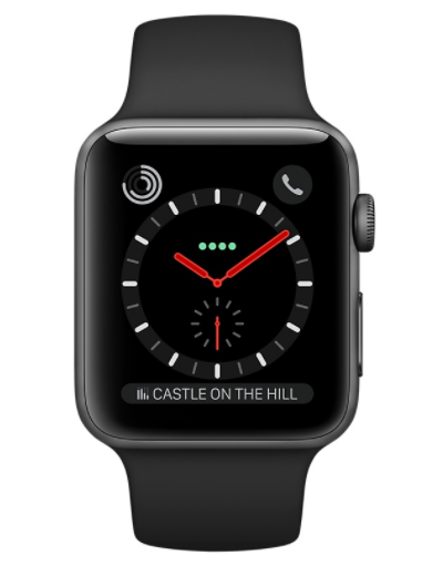 Apple Watch Series 3 GPS + Cellular Stainless Steel Case 38mm